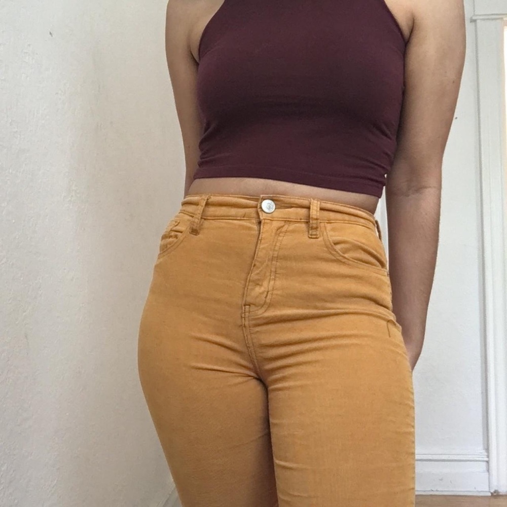 Urban Outfitters x BDG Corduroy High Waisted Cropped Jeans